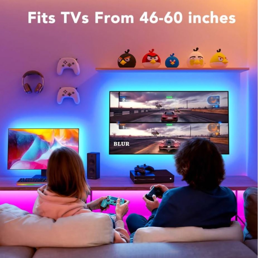 Govee - Rétroéclairage LED intelligent RGB pour téléviseurs 46-60 + télécommande