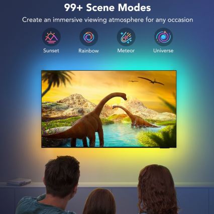 Govee - Rétroéclairage LED intelligent RGBIC Wi-Fi pour TV 40-50