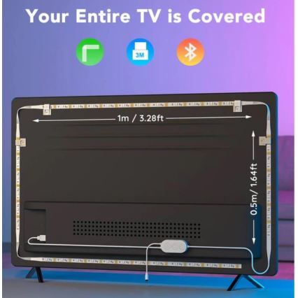 Govee - Rétroéclairage LED SMART RGB pour téléviseur 46-60