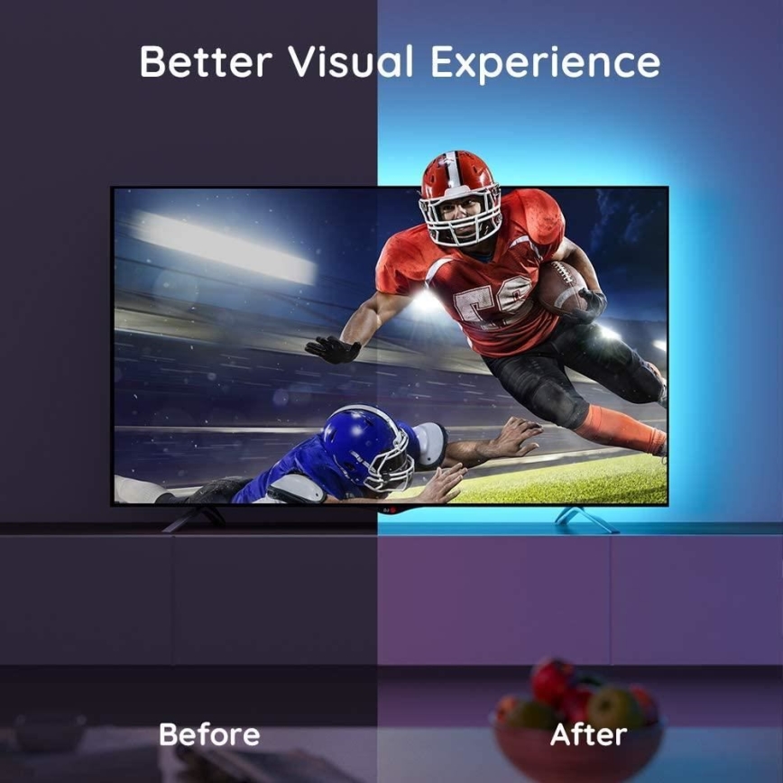 Govee - Rétroéclairage TV 46-60 SMART LED RGB + télécommande