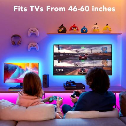 Govee - Rétroéclairage TV 46-60 SMART LED RGB + télécommande