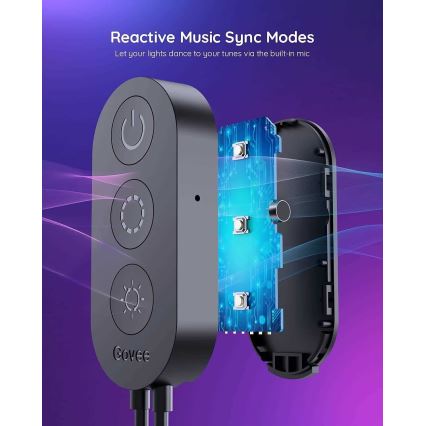 Govee - Rétroéclairage TV 46-60 SMART LED RGB + télécommande