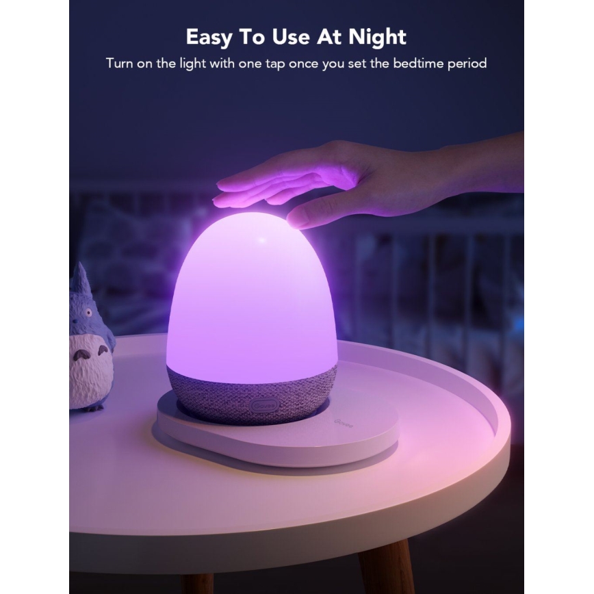 Govee - RGBIC Slimme LED Nachtlamp met Speaker en Wi-Fi