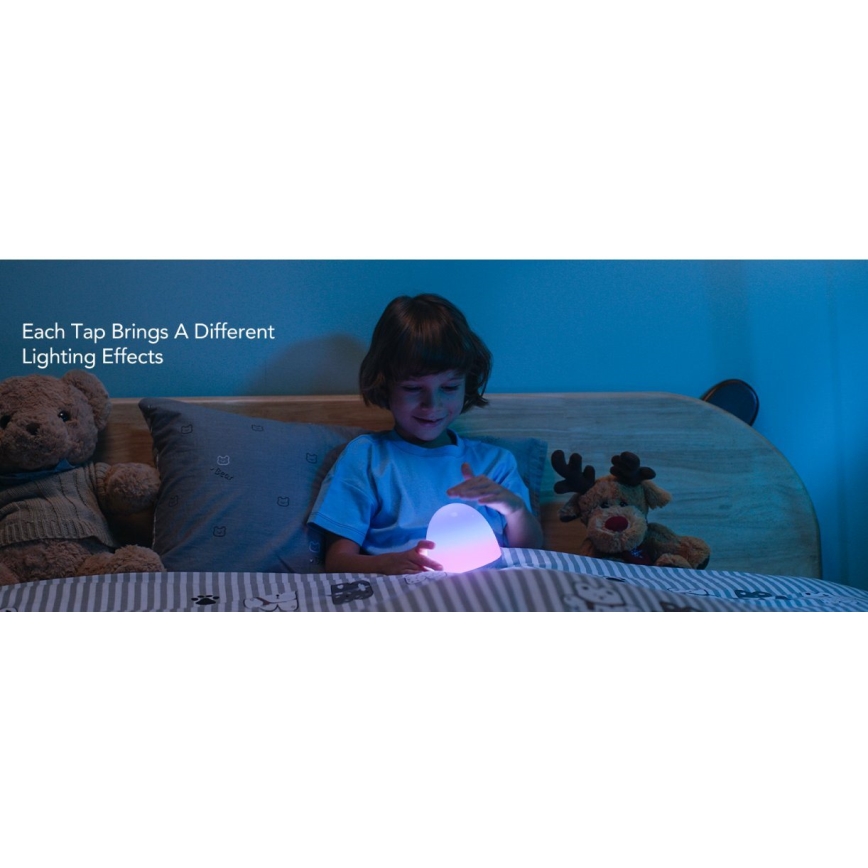 Govee - RGBIC Slimme LED Nachtlamp met Speaker en Wi-Fi