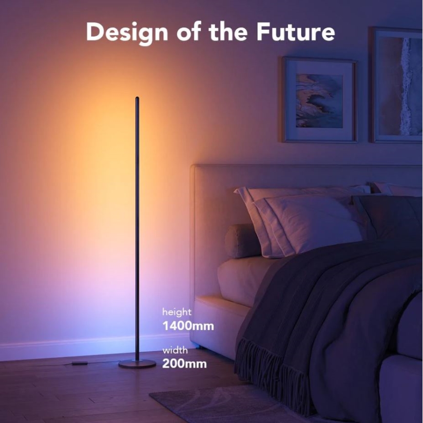 Govee - RGBICW Smart Hoek Floor Lamp Wi-Fi