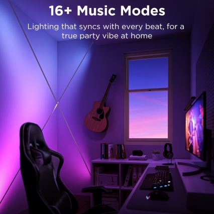 Govee - RGBICWW opgehangen LED-strip/36W/24V 4m Skyline mat Wi-Fi