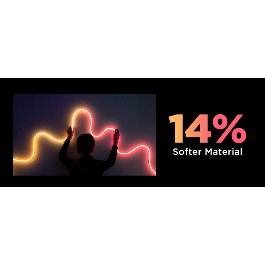 Govee - Ruban LED pliable Neon 2 MATTER 5m RGBIC Wi-Fi IP67