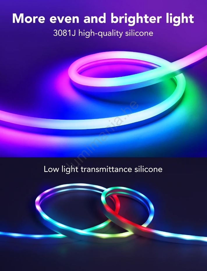 AILBTON Guirlande lumineuse néon LED, contrôle avec application