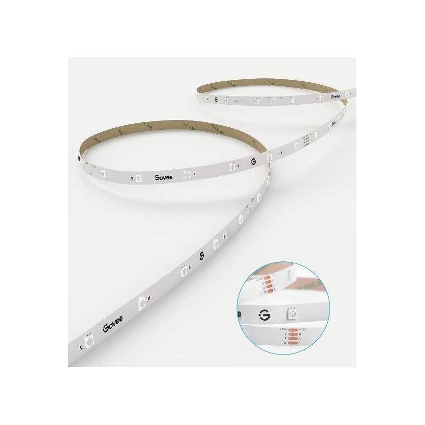 Govee - Ruban Wi-Fi RGB Smart LED 15 m + télécommande