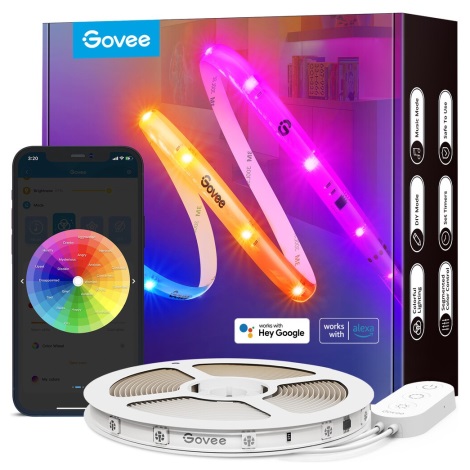 Govee - Ruban Wi-Fi RGBIC Smart PRO 5m - très résistant