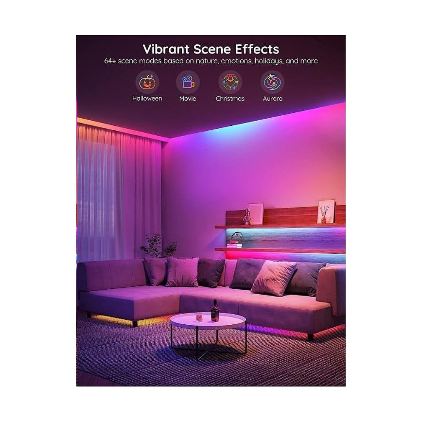 Govee - Ruban Wi-Fi RGBIC Smart PRO LED 5m