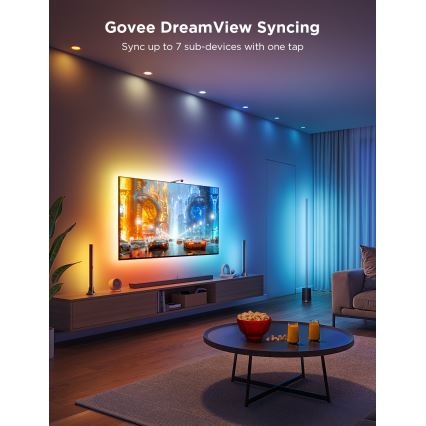 Govee - SET 2x Backlight TV 55-65" SMART LED achtergrondverlichting RGBICW Wi-Fi