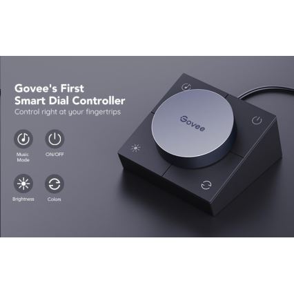 Govee - set 2x Smart Gaming Wi-Fi LED RGBIC panelen + Smart Dual zwart + afstandsbediening