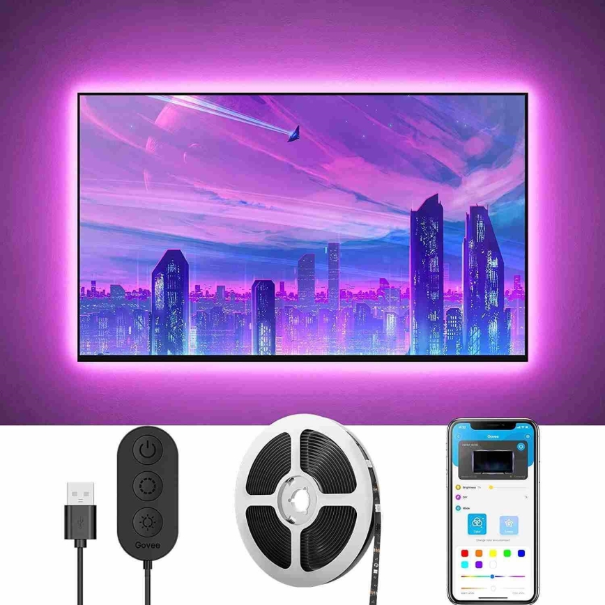 Govee - SMART LED-achtergrondverlichting RGB voor TV 46-60