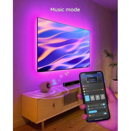 Govee - SMART LED-achtergrondverlichting RGB voor TV 46-60
