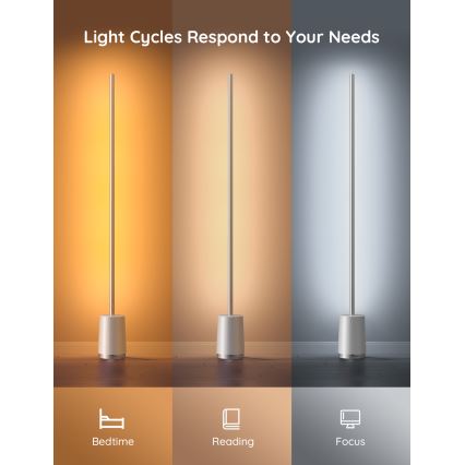 Govee - Dimbare LED Staande lamp Lyra Smart RGBICWW 2200-6500K Wi-Fi + afstandsbediening