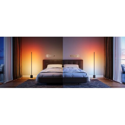 Govee - Dimbare LED Staande lamp met een luidspreker Pro RGBICWW 2200-6500K Wi-Fi + afstandsbediening