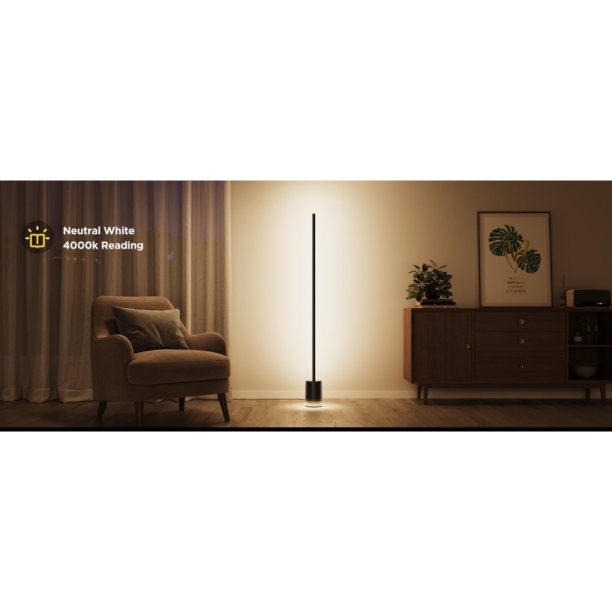 Govee - Dimbare LED Staande lamp Smart MATTER LED RGBICWW 2200-6500K Wi-Fi + afstandsbediening