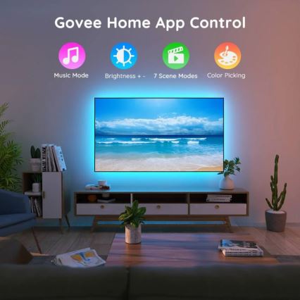 Govee - TV 46-60 slimme RGB LED-achtergrondverlichting + afstandsbediening