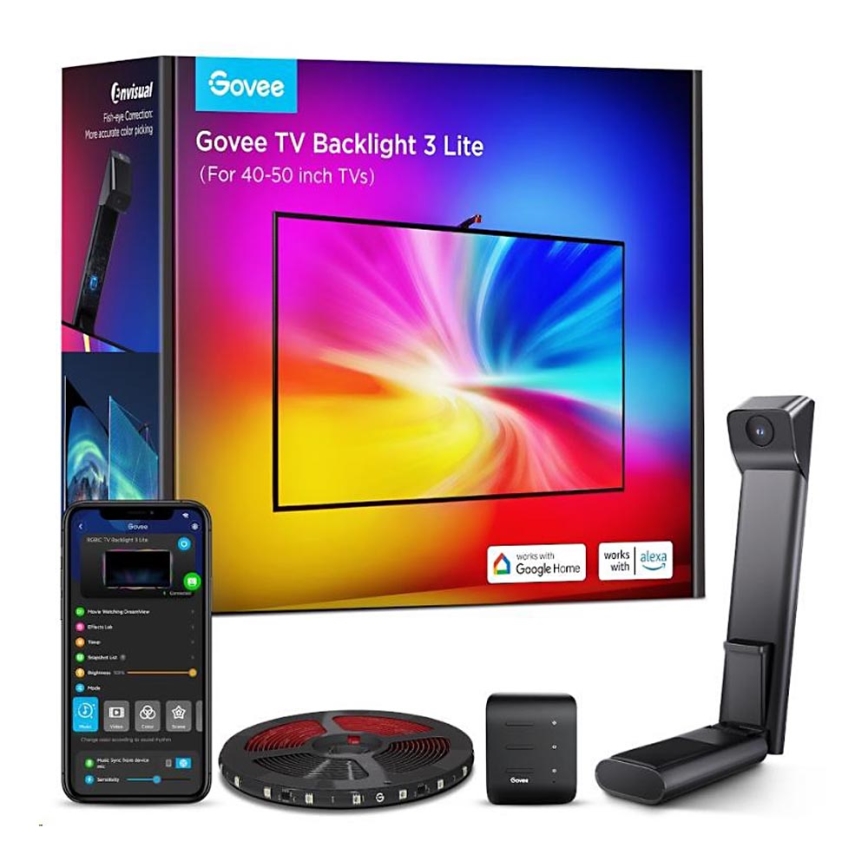 Govee - TV Backlight 3 Lite TV 40-50" SMART rétroéclairage LED RGBICW Wi-Fi IP67 + télécommande