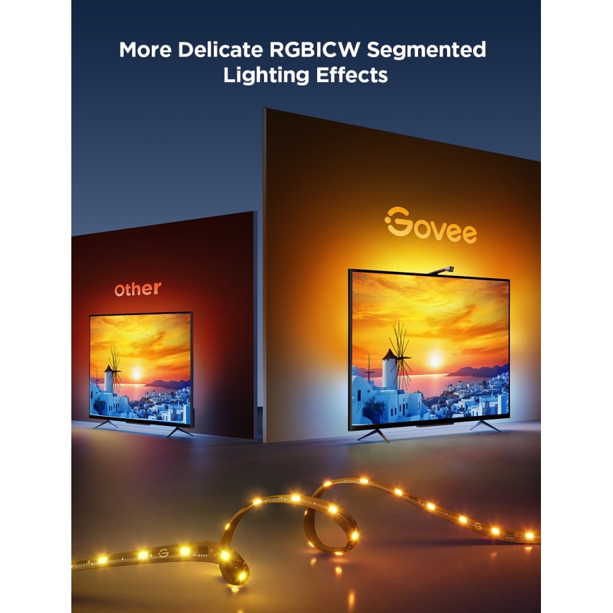 Govee - TV Backlight 3 Lite TV 75-85" SMART LED rétroéclairage RGBICW Wi-Fi IP67