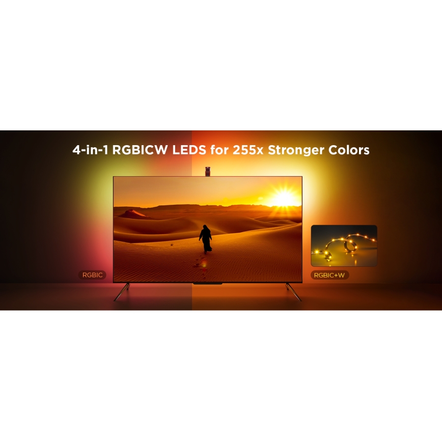 Govee - TV Backlight 3 Lite TV 75-85" SMART LED rétroéclairage RGBICW Wi-Fi IP67