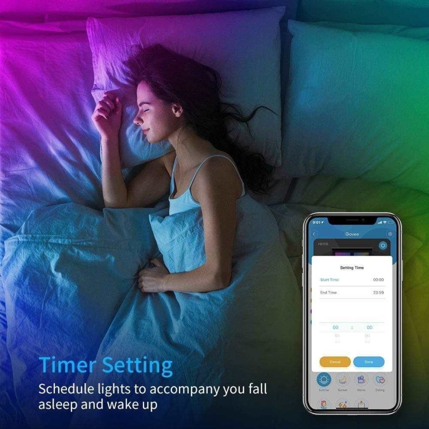 Govee - Wi-Fi RGB Smart LED Strip 15m + afstandsbediening