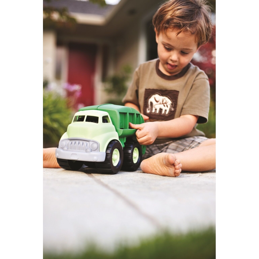 Green Toys - Camion poubelle de recyclage vert