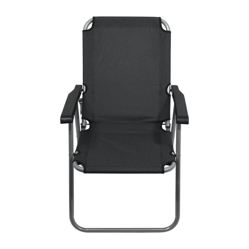 Grijze opvouwbare campingstoel