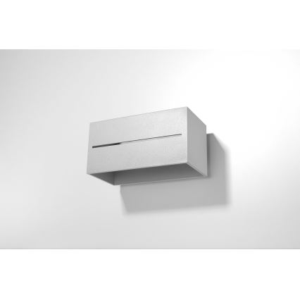 Grijze Wandlamp LOBO 2x G9 / 40W / 230V