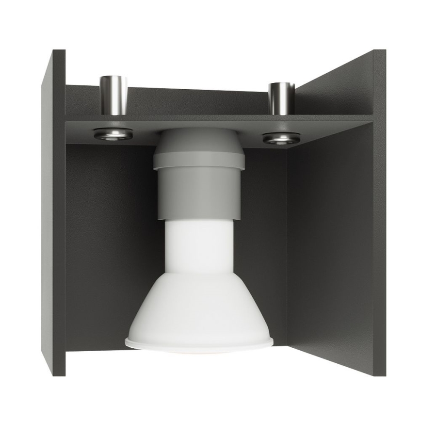 Grijze Wandlamp LOBO 2x G9 / 40W / 230V