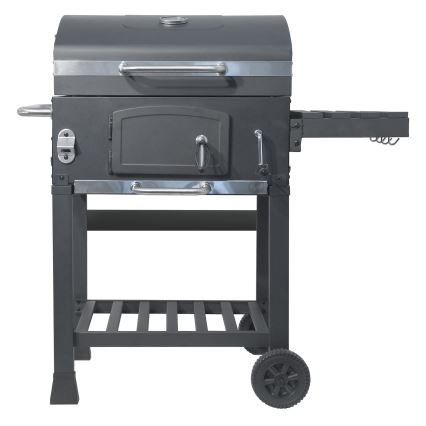 Grill à charbon de bois noir