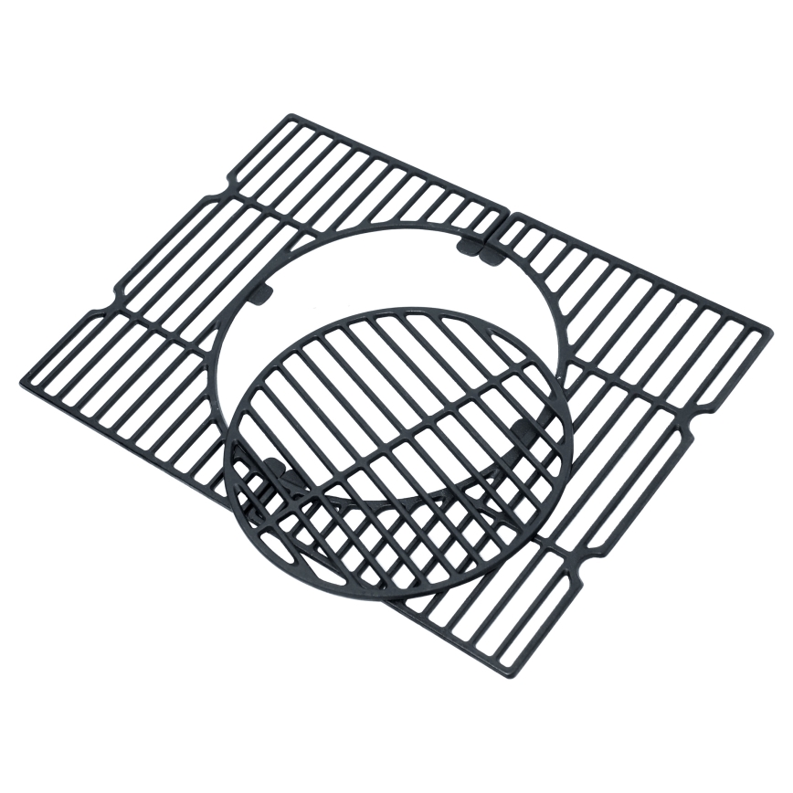 Grill à charbon de bois noir