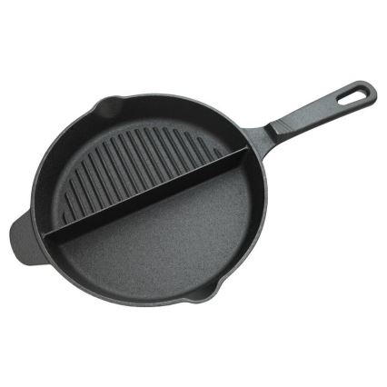 Grillpan met two compartments 25 cm