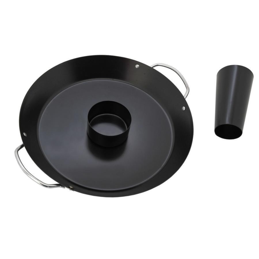 Grillstandaard met kippenpan 30 cm