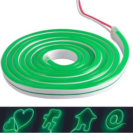 Groene LED Strip NEON 5 m LED/23W/12V IP65