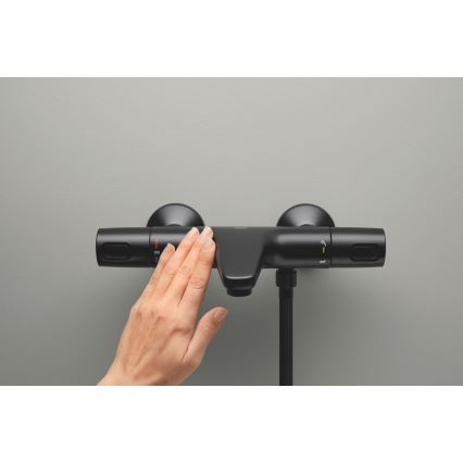 GROHE 1022162432 - Mitigeur thermostatique pour baignoire PRECISION TREND DN 15 noir
