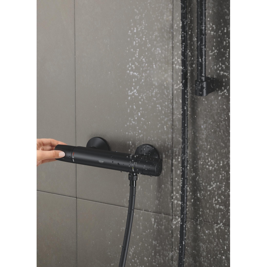 GROHE 1022172432 - Mitigeur thermostatique de douche PRECISION TREND noir
