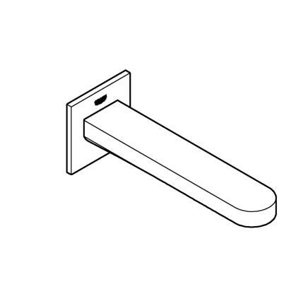 GROHE 13404003 - Bonde de baignoire PLUS 168 mm chrome brillant