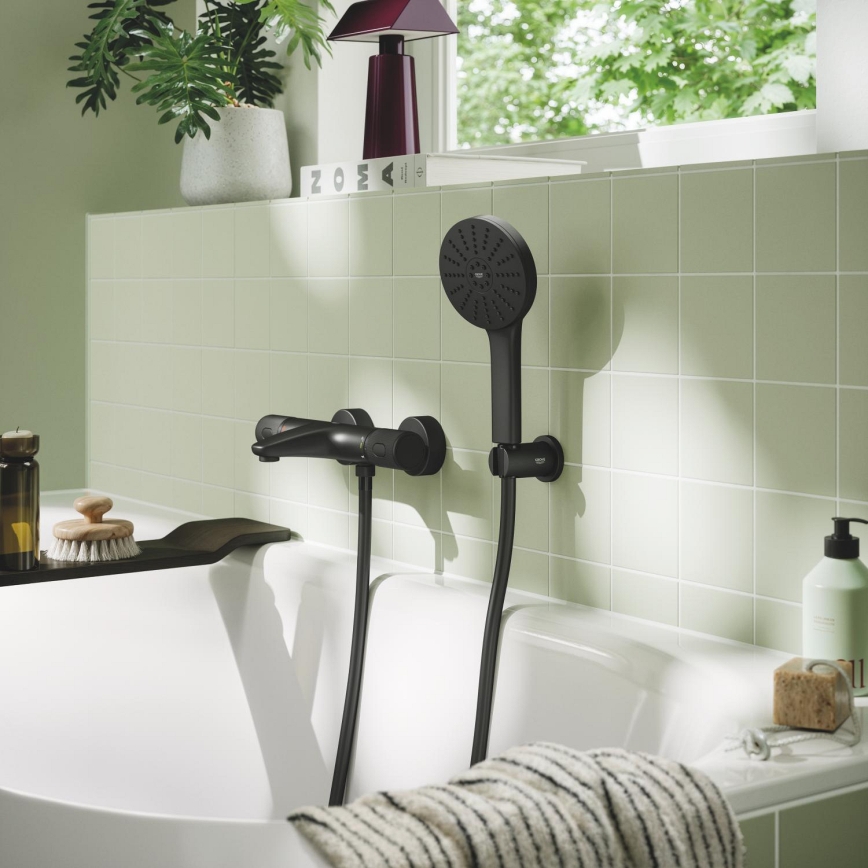 GROHE 1348632430 - Douchette VITALIO JOY+ 120 mm noire