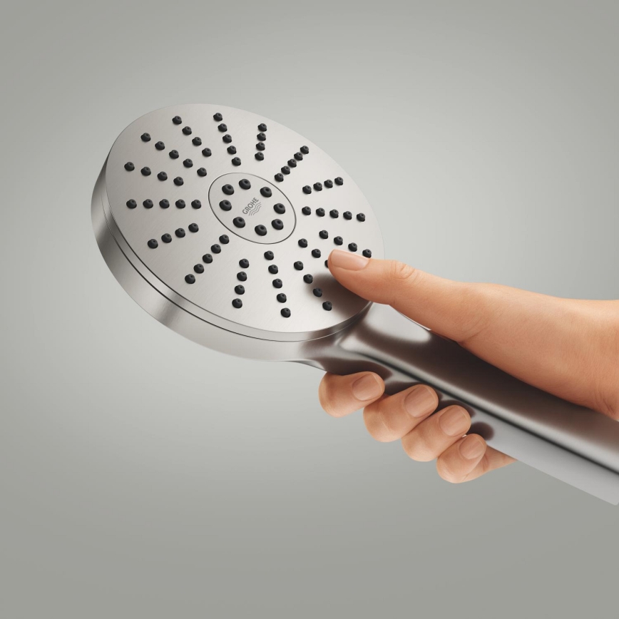 GROHE 134863DC00 - Pommeau de douche à main VITALIO JOY+ 120 mm chrome mat