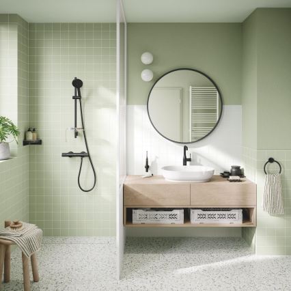 GROHE 1348642430 - Pommeau de douche VITALIO JOY+ 120 mm noir