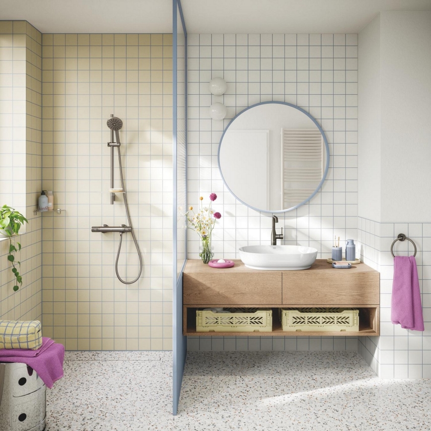 GROHE 134864AL00 - Douchette à main VITALIO JOY+ 120 mm, finition graphite