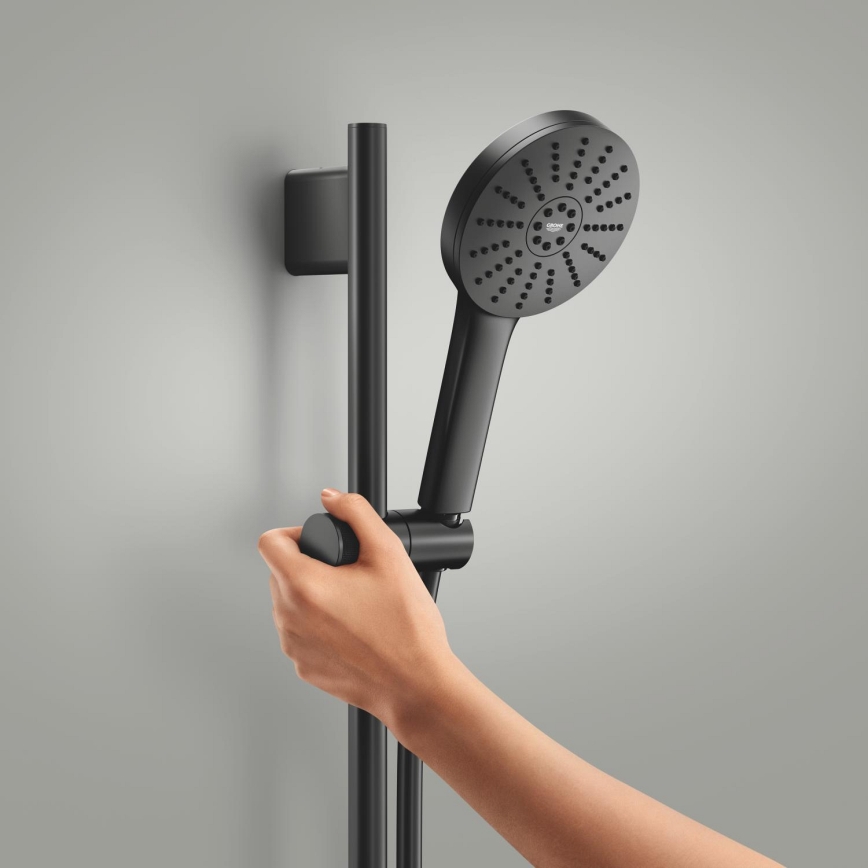 GROHE 1348662430 - Ensemble de douche VITALIO JOY+ 120 mm, noir