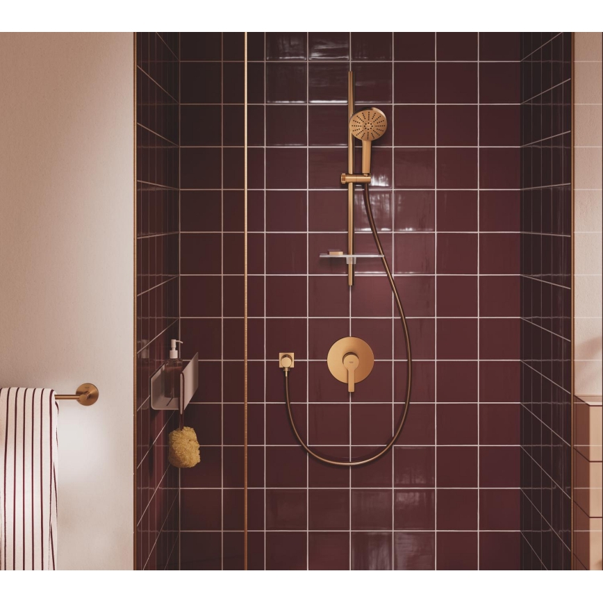 GROHE 134866DL00 - Ensemble de douche VITALIO JOY+ 120 mm, finition cuivre