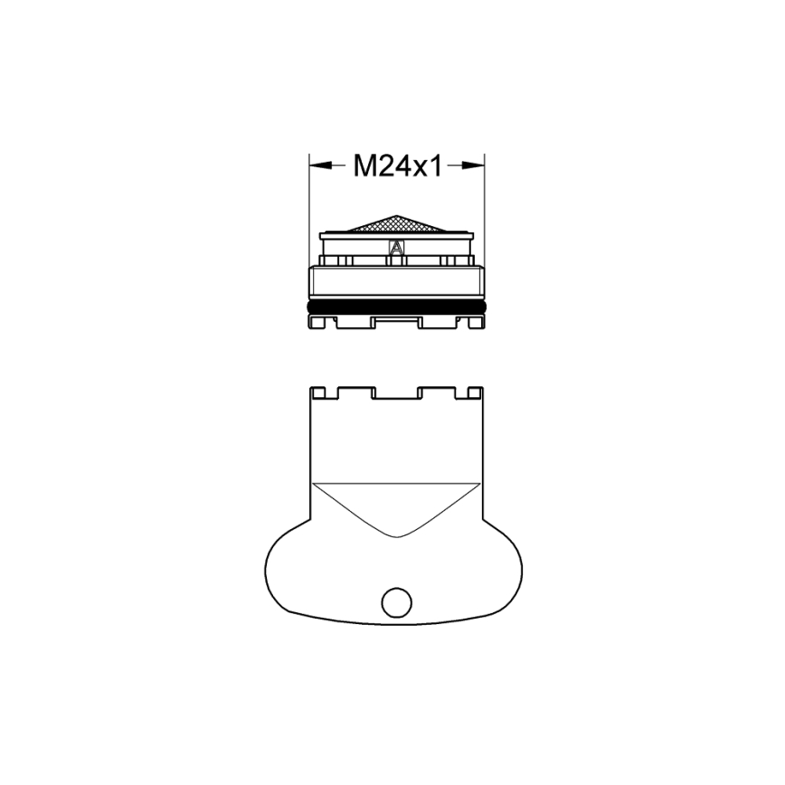 GROHE 13926000 - Beluchter M 24 × 1