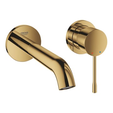 GROHE 19408GL1 - ESSENCE 183 mm gouden 2-gats wastafelkraan