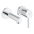 GROHE 19575001 - Mitigeur pour lavabo 2 trous CONCETTO 147 mm, chrome brillant