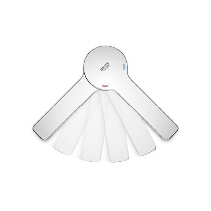 GROHE 19577001 - LINEARE viergats badkraan, glanzend chroom