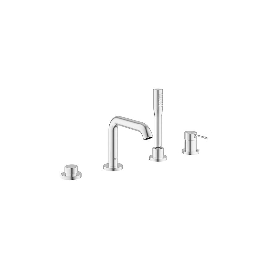 GROHE 19578DC1 - ESSENCE 4-gats badcombinatie, roestvrij staal